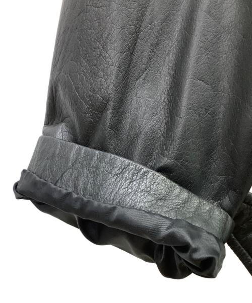 PAUL SMITH（ポールスミス）Paul Smith (ポールスミス) Paul Smith　カウレザージャケット ブラック サイズ:Mの古着・服飾アイテム