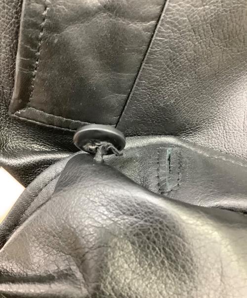 PAUL SMITH（ポールスミス）Paul Smith (ポールスミス) Paul Smith　カウレザージャケット ブラック サイズ:Mの古着・服飾アイテム