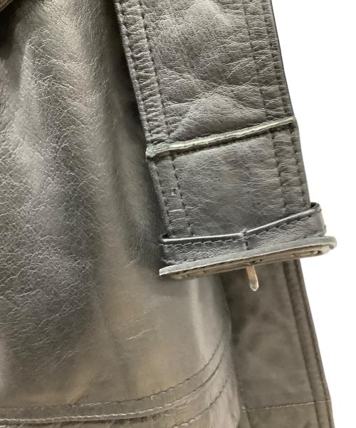 PAUL SMITH（ポールスミス）Paul Smith (ポールスミス) Paul Smith　カウレザージャケット ブラック サイズ:Mの古着・服飾アイテム