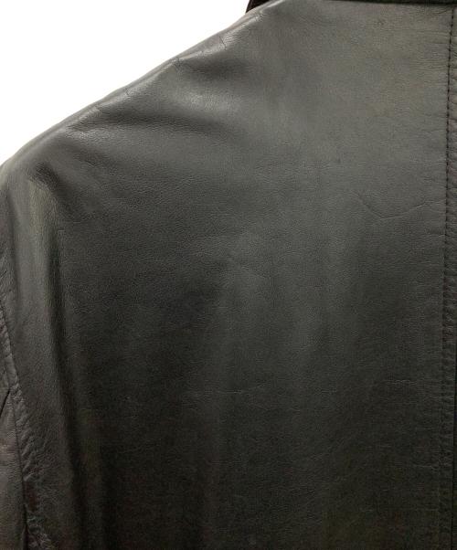PAUL SMITH（ポールスミス）Paul Smith (ポールスミス) Paul Smith　カウレザージャケット ブラック サイズ:Mの古着・服飾アイテム