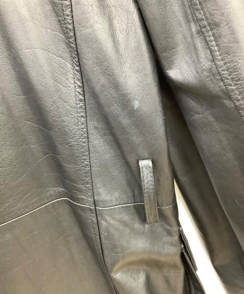 PAUL SMITH（ポールスミス）Paul Smith (ポールスミス) Paul Smith　カウレザージャケット ブラック サイズ:Mの古着・服飾アイテム