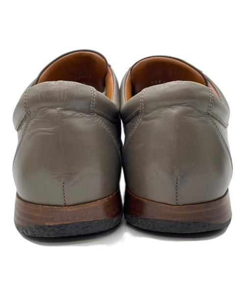 BALLY（バリー）BALLY (バリー) BALLY  FRENZ-NU-RA  レザースニーカー ベージュ×レッド サイズ:10 1/2の古着・服飾アイテム