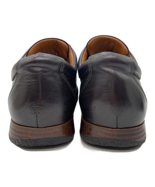 BALLY（バリー）BALLY (バリー) BALLY  FRENZ-NU-RA   レザースニーカー ブラウン×レッド サイズ:10 1/2の古着・服飾アイテム