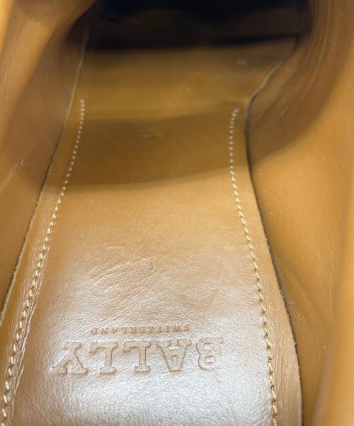 BALLY（バリー）BALLY (バリー) BALLY  FRENZ-NU-RA   レザースニーカー ブラウン×レッド サイズ:10 1/2の古着・服飾アイテム