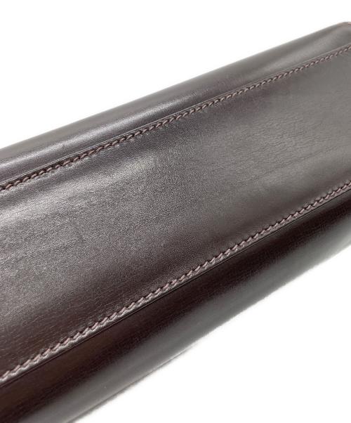 GUCCI（グッチ）GUCCI (グッチ) OLD GUCCI　GGロッキング　セミショルダーバッグ ブラウン×ゴールドの古着・服飾アイテム