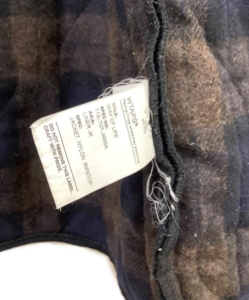 WTAPS（ダブルタップス）WTAPS (ダブルタップス) WTAPS　キルティングジャケット ブラック サイズ:不明の古着・服飾アイテム
