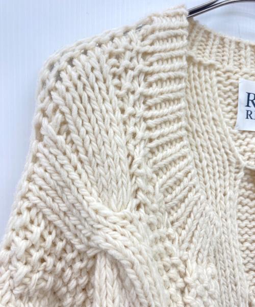 RELAN RELAN（リランリラン）relan relan (リランリラン) 厚手カーディガン アイボリー サイズ:Freeの古着・服飾アイテム