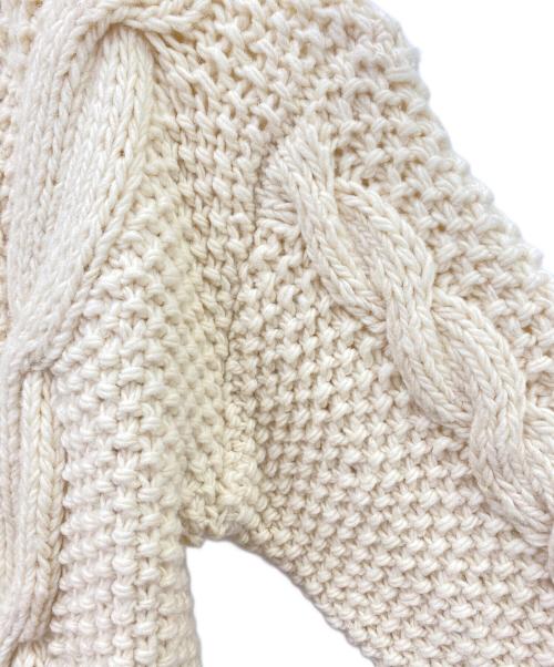 RELAN RELAN（リランリラン）relan relan (リランリラン) 厚手カーディガン アイボリー サイズ:Freeの古着・服飾アイテム