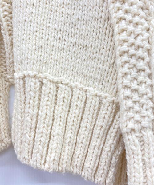 RELAN RELAN（リランリラン）relan relan (リランリラン) 厚手カーディガン アイボリー サイズ:Freeの古着・服飾アイテム