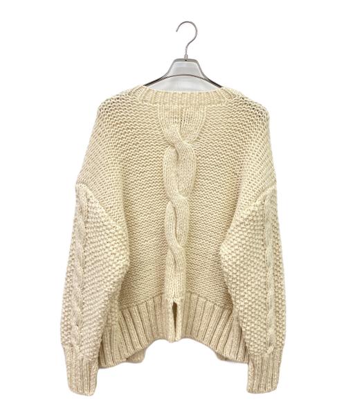 RELAN RELAN（リランリラン）relan relan (リランリラン) 厚手カーディガン アイボリー サイズ:Freeの古着・服飾アイテム