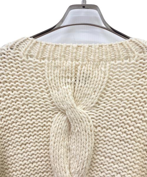 RELAN RELAN（リランリラン）relan relan (リランリラン) 厚手カーディガン アイボリー サイズ:Freeの古着・服飾アイテム