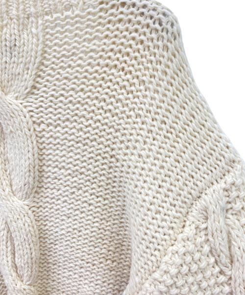 RELAN RELAN（リランリラン）relan relan (リランリラン) 厚手カーディガン アイボリー サイズ:Freeの古着・服飾アイテム