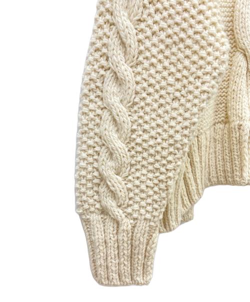 RELAN RELAN（リランリラン）relan relan (リランリラン) 厚手カーディガン アイボリー サイズ:Freeの古着・服飾アイテム