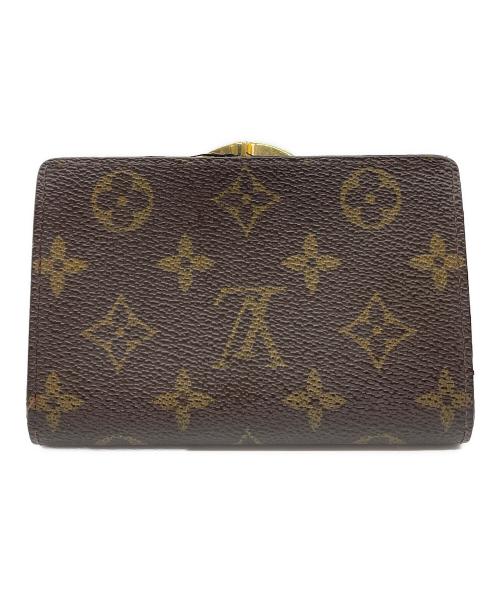 LOUIS VUITTON（ルイ ヴィトン）LOUIS VUITTON (ルイ ヴィトン) LOUIS VUITTON　モノグラム　ポルトフォイユ・ヴィエノワ　がま口財布 ブラウンの古着・服飾アイテム