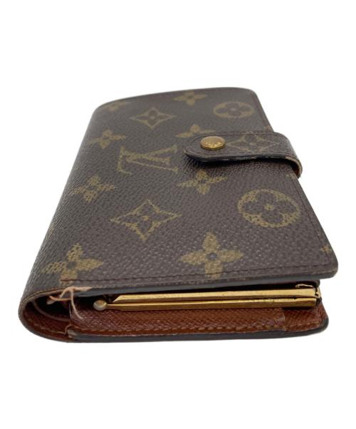 LOUIS VUITTON（ルイ ヴィトン）LOUIS VUITTON (ルイ ヴィトン) LOUIS VUITTON　モノグラム　ポルトフォイユ・ヴィエノワ　がま口財布 ブラウンの古着・服飾アイテム