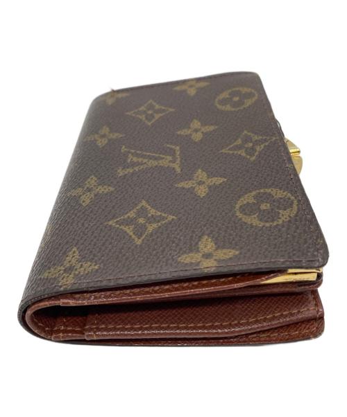 LOUIS VUITTON（ルイ ヴィトン）LOUIS VUITTON (ルイ ヴィトン) LOUIS VUITTON　モノグラム　ポルトフォイユ・ヴィエノワ　がま口財布 ブラウンの古着・服飾アイテム