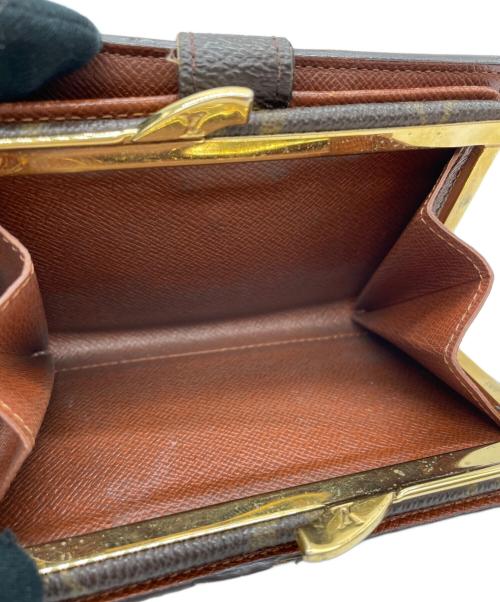 LOUIS VUITTON（ルイ ヴィトン）LOUIS VUITTON (ルイ ヴィトン) LOUIS VUITTON　モノグラム　ポルトフォイユ・ヴィエノワ　がま口財布 ブラウンの古着・服飾アイテム