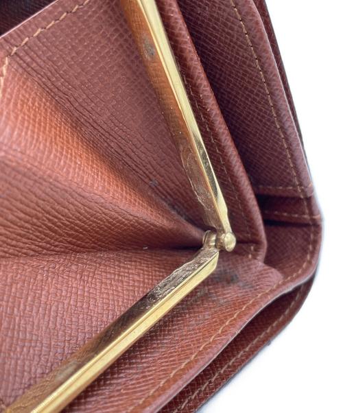 LOUIS VUITTON（ルイ ヴィトン）LOUIS VUITTON (ルイ ヴィトン) LOUIS VUITTON　モノグラム　ポルトフォイユ・ヴィエノワ　がま口財布 ブラウンの古着・服飾アイテム