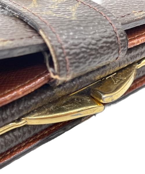 LOUIS VUITTON（ルイ ヴィトン）LOUIS VUITTON (ルイ ヴィトン) LOUIS VUITTON　モノグラム　ポルトフォイユ・ヴィエノワ　がま口財布 ブラウンの古着・服飾アイテム