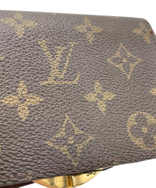 LOUIS VUITTON（ルイ ヴィトン）LOUIS VUITTON (ルイ ヴィトン) LOUIS VUITTON　モノグラム　ポルトフォイユ・ヴィエノワ　がま口財布 ブラウンの古着・服飾アイテム