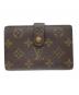 LOUIS VUITTON（ルイ ヴィトン）の古着「LOUIS VUITTON　モノグラム　ポルトフォイユ・ヴィエノワ　がま口財布」｜ブラウン