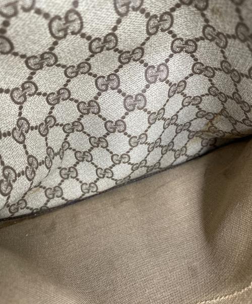 OLD GUCCI（グッチ）OLD GUCCI (グッチ) OLD GUCCI　39.02.003　シェリーライン　GG　トートバッグ ブラウンの古着・服飾アイテム