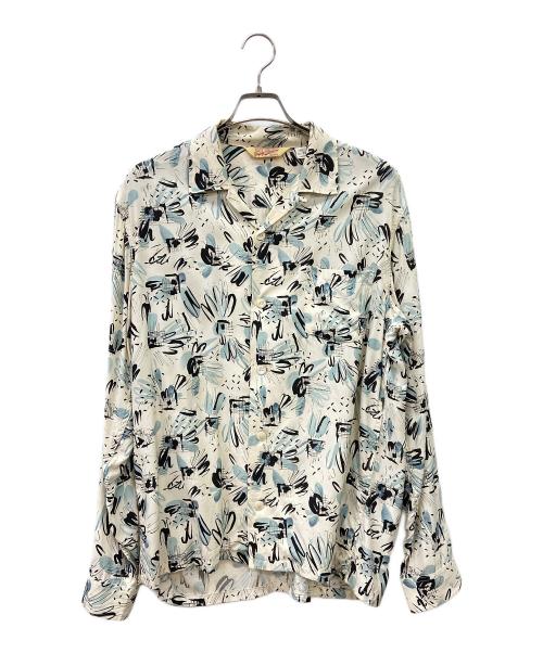 Trophy Clothing（トロフィークロージング）Trophy Clothing (トロフィークロージング) ハワイアンシャツ ホワイト サイズ:16の古着・服飾アイテム