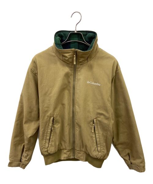 Columbia（コロンビア）Columbia (コロンビア) ロマビスタ ジャケット ベージュ×グリーン サイズ:Mの古着・服飾アイテム