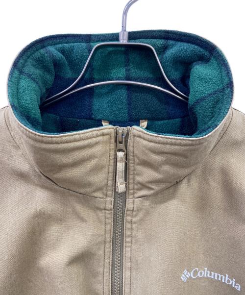 Columbia（コロンビア）Columbia (コロンビア) ロマビスタ ジャケット ベージュ×グリーン サイズ:Mの古着・服飾アイテム