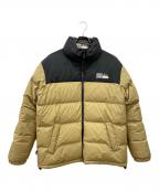 FIRST DOWNファーストダウン）の古着「リバーシブルダウンジャケット」｜カーキ×ブラック