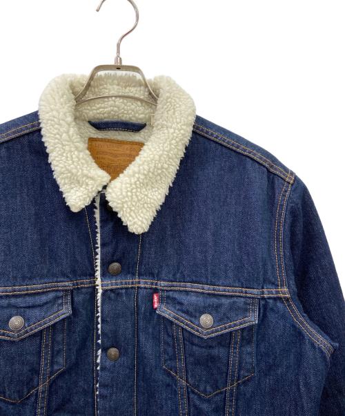 LEVI'S PReMIUM（リーバイス プレミアム）LEVI'S PReMIUM (リーバイス プレミアム) デニムジャケット ネイビー×ホワイト サイズ:Mの古着・服飾アイテム