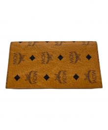 MCM（エムシーエム）の古着「MCM   2つ折り財布」｜ブラウン×ブラック