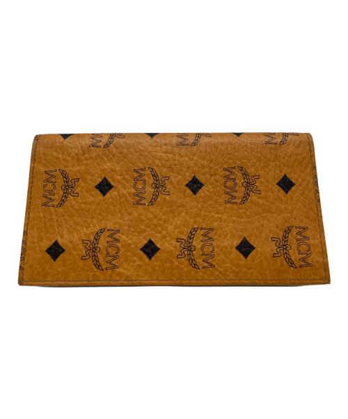 MCM（エムシーエム）MCM (エムシーエム) MCM   2つ折り財布 ブラウン×ブラックの古着・服飾アイテム