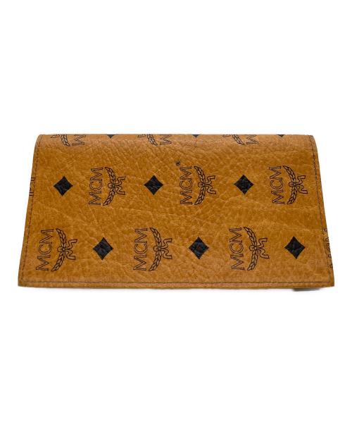 MCM（エムシーエム）MCM (エムシーエム) MCM   2つ折り財布 ブラウン×ブラックの古着・服飾アイテム