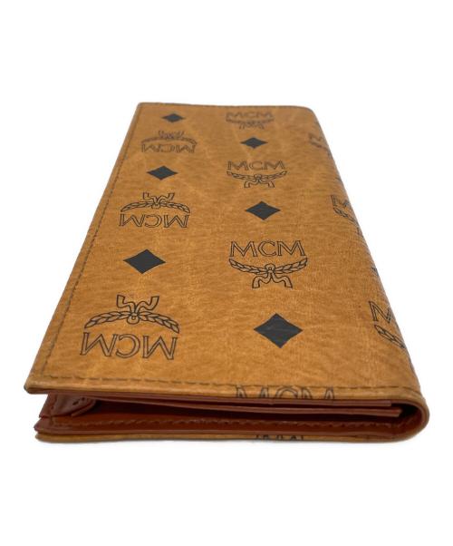 MCM（エムシーエム）MCM (エムシーエム) MCM   2つ折り財布 ブラウン×ブラックの古着・服飾アイテム