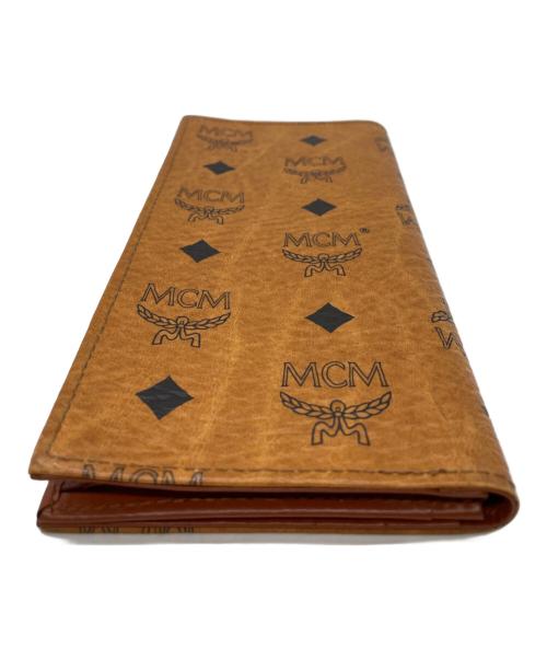 MCM（エムシーエム）MCM (エムシーエム) MCM   2つ折り財布 ブラウン×ブラックの古着・服飾アイテム