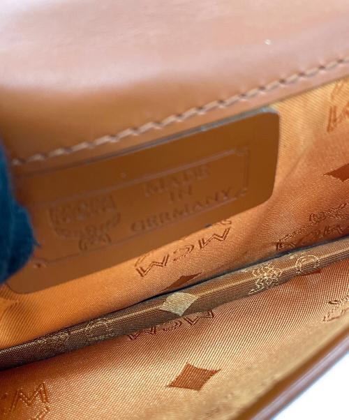MCM（エムシーエム）MCM (エムシーエム) MCM   2つ折り財布 ブラウン×ブラックの古着・服飾アイテム