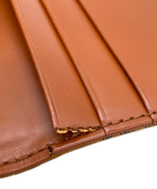 MCM（エムシーエム）MCM (エムシーエム) MCM   2つ折り財布 ブラウン×ブラックの古着・服飾アイテム