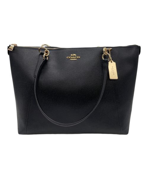 COACH（コーチ）COACH (コーチ) COACH　バッグ ブラック×ゴールドの古着・服飾アイテム