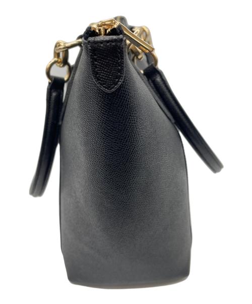 COACH（コーチ）COACH (コーチ) COACH　バッグ ブラック×ゴールドの古着・服飾アイテム