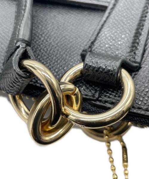 COACH（コーチ）COACH (コーチ) COACH　バッグ ブラック×ゴールドの古着・服飾アイテム