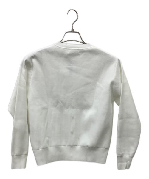 CAST:（キャスト）CAST： (キャスト) 厚手カーディガン ホワイト サイズ:M 未使用品の古着・服飾アイテム