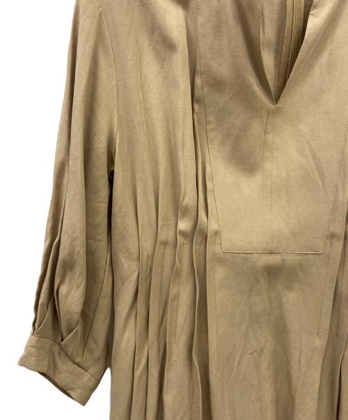 SALON（サロン）SALON (サロン) 長袖ワンピース ベージュ サイズ:FREE 未使用品の古着・服飾アイテム