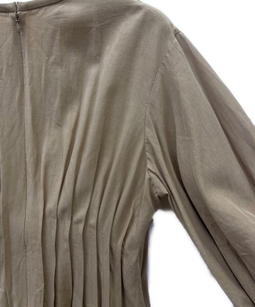 SALON（サロン）SALON (サロン) 長袖ワンピース ベージュ サイズ:FREE 未使用品の古着・服飾アイテム