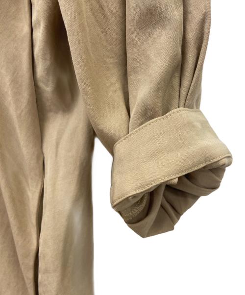 SALON（サロン）SALON (サロン) 長袖ワンピース ベージュ サイズ:FREE 未使用品の古着・服飾アイテム