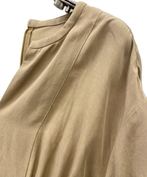 SALON（サロン）SALON (サロン) 長袖ワンピース ベージュ サイズ:FREE 未使用品の古着・服飾アイテム