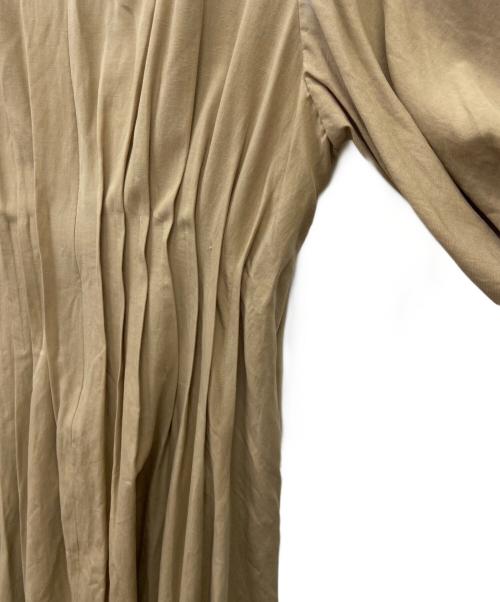 SALON（サロン）SALON (サロン) 長袖ワンピース ベージュ サイズ:FREE 未使用品の古着・服飾アイテム