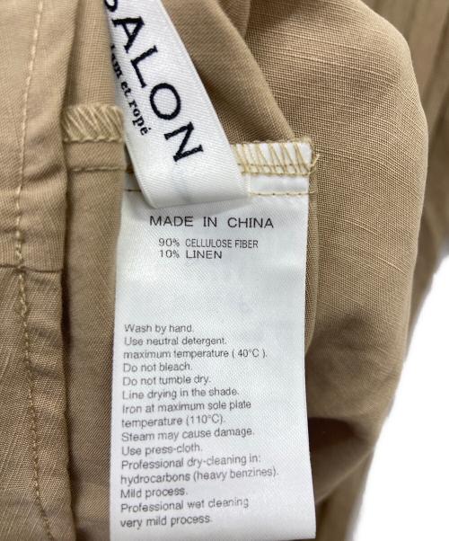 SALON（サロン）SALON (サロン) 長袖ワンピース ベージュ サイズ:FREE 未使用品の古着・服飾アイテム