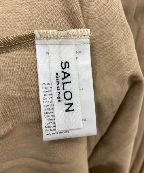 SALON（サロン）SALON (サロン) 長袖ワンピース ベージュ サイズ:FREE 未使用品の古着・服飾アイテム