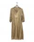SALON（サロン）の古着「長袖ワンピース」｜ベージュ